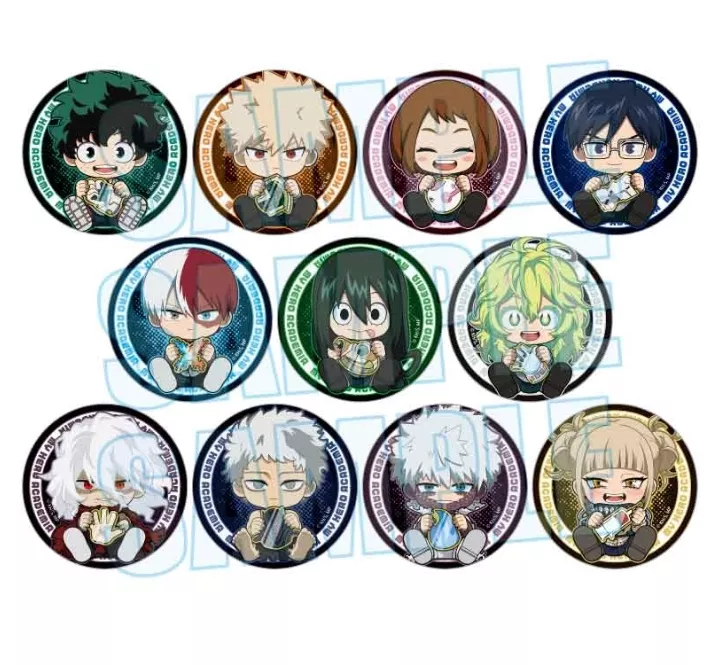 トレーディング缶バッジ 僕のヒーローアカデミア ぎゅぎゅっと